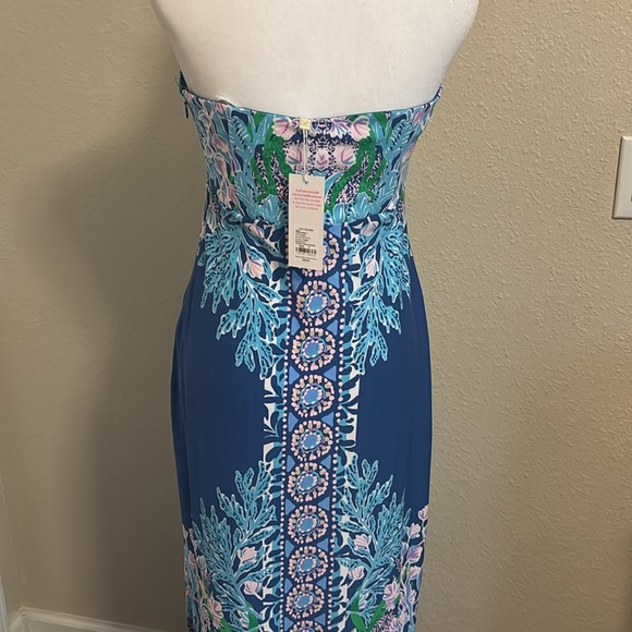 Lilly Pulitzer Noa Strapless dress size 6 new with tags - Picture 9 of 9